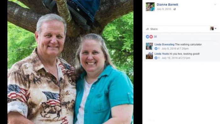Dianne Barrett (R) a ministry assistant at First Baptist Church of New Braunfels in Texas, was found dead in her home on Tuesday April 11, 2017. Her husband, Murray Barrett, 67, died two weeks earlier along with 12 other church members in a bus crash.