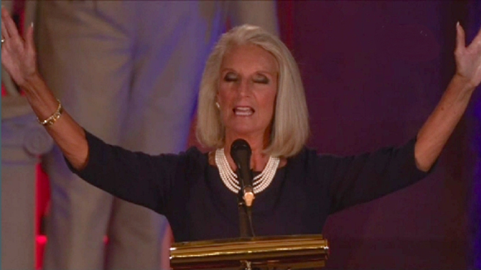 Evangelist Anne Graham Lotz, daughter of Billy Graham, speaks during the 2017 National Day of Prayer Observance at the United States Capitol on May 4, 2017 in Washington, D.C.