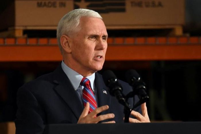 Vice President Mike Pence assures persecuted Christians, 'We're with you. We stand with you.'
