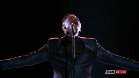 Chris Blue aims for a spot in the finale with a soulful performance of Tamela Mann's