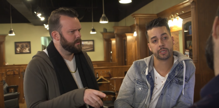 YouTube comedy sketch video "Swag Seminary," starring Aaron Chewning (Left) and John B. Crist (Right). Uploaded May 15, 2017.