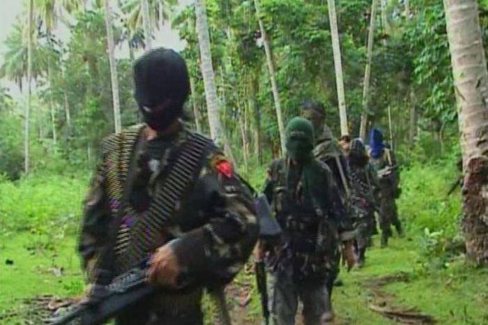 Abu Sayyaf rebels are seen in the Philippines in this video grab made available February 6, 2009.