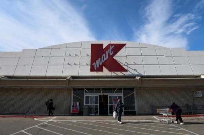 Customers are seen outside of a Kmart department store in Killeen, Texas, U.S., January 5, 2017.