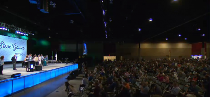 Over 4,300 messengers came to the Southern Baptist Convention's annual meeting, held in Phoenix, Arizona, June 13, 2017.