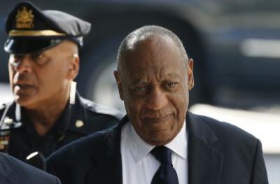 Actor-TV host Bill Cosby on his way to the court for his sexual assault case deliberation.