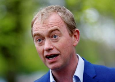 Liberal Democrat leader Tim Farron speaks during their General Election campaign launch in Manchester, Britain April 21, 2017.