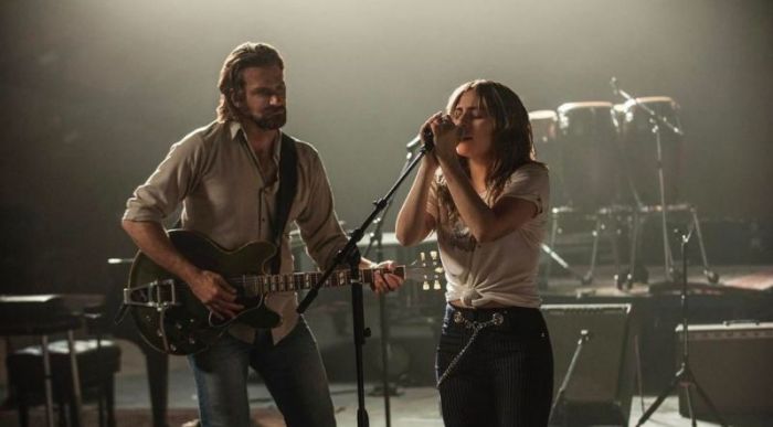 Bradley Cooper and Lady Gaga in the film remake, 'A Star Is Born.'