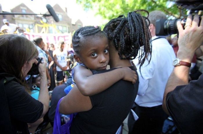 The 4-year-old daughter of Diamond Reynolds, who was in the car when Philando Castile was fatally shot by police during a traffic stop.