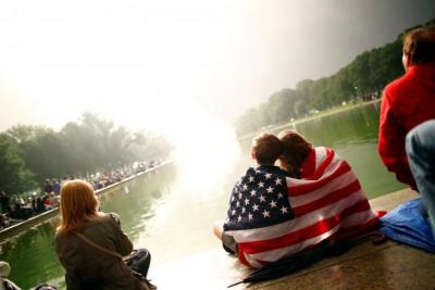 People watch fireworks during the 4th of July Independence Day celebrations at the National Mall in Washington, U.S., July 4, 2016.