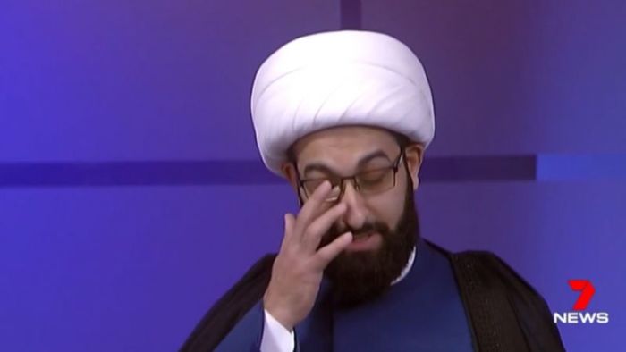 Imam Mohammed Tawhidi breaks down in interview in Australia about doctor Tareq Kamleh, published on July 5, 2017.
