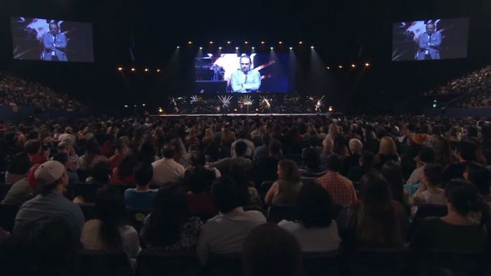 Evangelist J.John speaks at the Qantas Credit Union Arena in Sydney, Australia. Video published July 5, 2015.