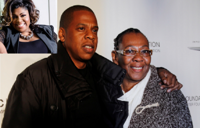 Kim Burrell (inset). Shawn 'Jay-Z' Carter poses with his mother, Gloria Carter, at the 'Making the Ordinary Extraordinary' fundraising event hosted by the Shawn Carter Foundation to support its college scholarship program on Sept. 29, 2011, in New York.