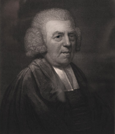John Newton (1725-1807), Anglican priest and former slave trader who wrote the hymn 'Amazing Grace.'