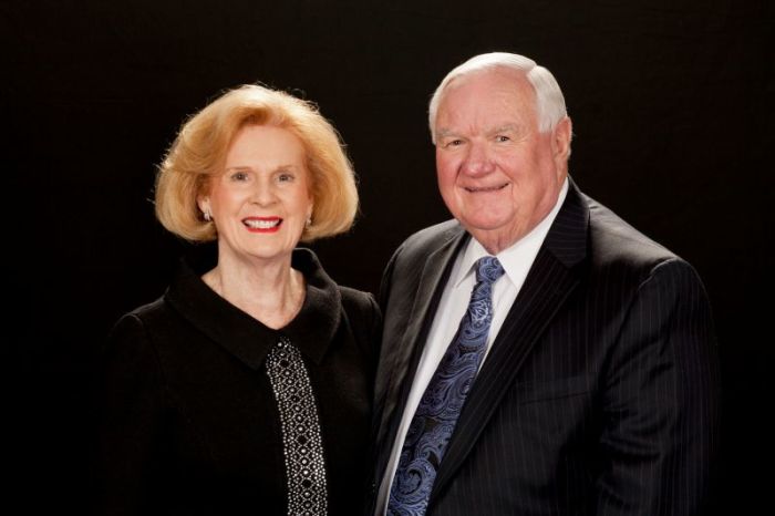 Jane (L) and Sam Whaley (R) co-founders of Word of Faith Fellowship Church in Spindale, North Carolina.