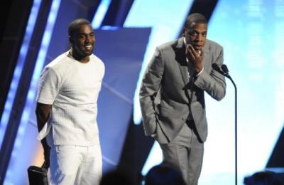 Feuding hip-hop stars Kanye West and Jay-Z