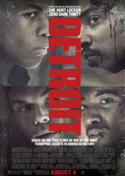 Kathryn Bigelow's 'Detroit' focuses on an incident during the Detroit 67 race riot that left 3 black teenagers dead, 2017.