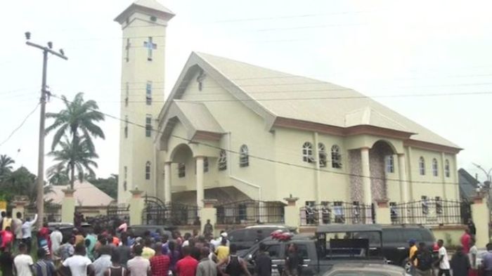 The Saint Philips Catholic Church in Ozubulu, Nigeria.