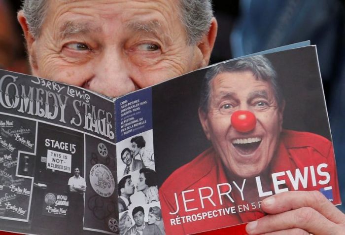 Cast member Jerry Lewis poses during a photocall for the film 'Max Rose' at the 66th Cannes Film Festival in Cannes, France, on May 23, 2013.