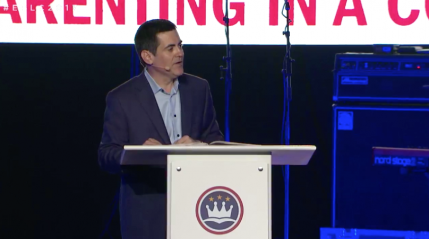 Russell Moore, president of ERLC, kicks off the 2017 ERLC National Conference with his keynote, "Cross-Shaped Parenting," Aug. 24, 2017.