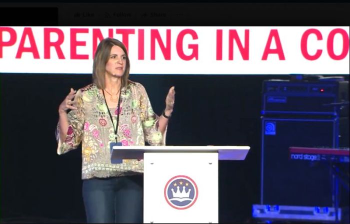 Author Jen Wilkin speaking at ERLC's 2017 national conference in Nashville, Tennessee, August 26, 2017.