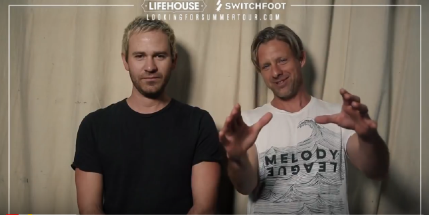 Jason Wade and Jon Foreman team up and record, "Shine like Gold," September 1, 2017.