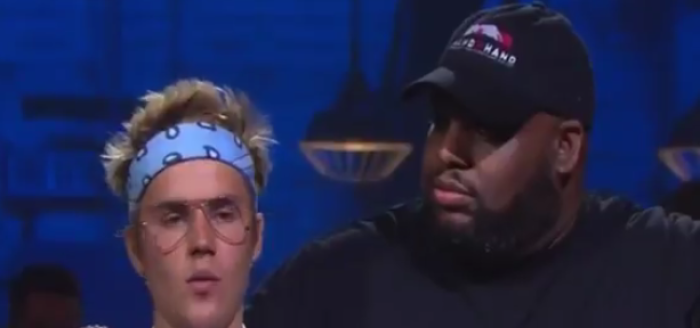 Justin Bieber introduced Pastor John Gray for prayer at the Hand–In-Hand: A Benefit For Hurricane Relief telethon on September 12, 2017.
