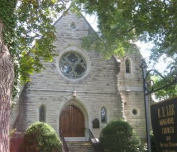 Robert E. Lee Memorial Church of Lexington, Virginia. The church leadership voted 7-5 to change the name to Grace Episcopal Church on September 18, 2017.