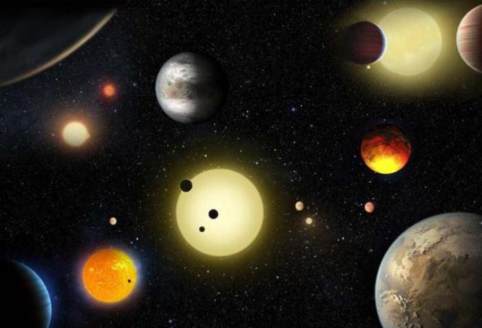 This artist's concept depicts select planetary discoveries made to date by NASA's Kepler space telescope in this image released May 10, 2016.