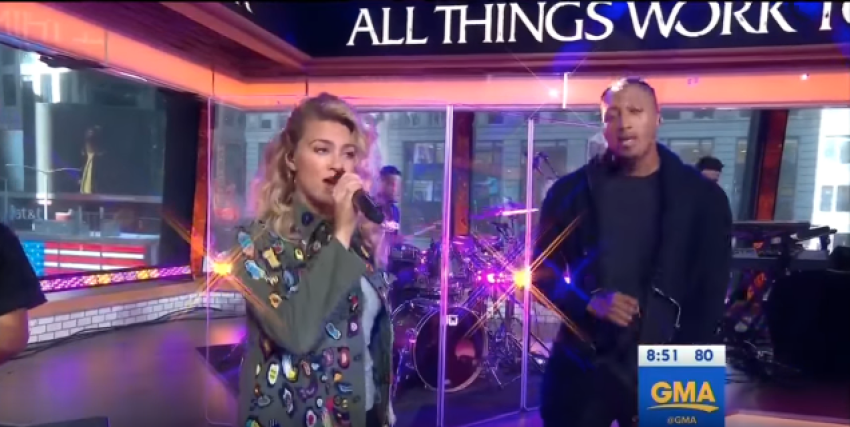 Lecrae and Tori Kelly perform