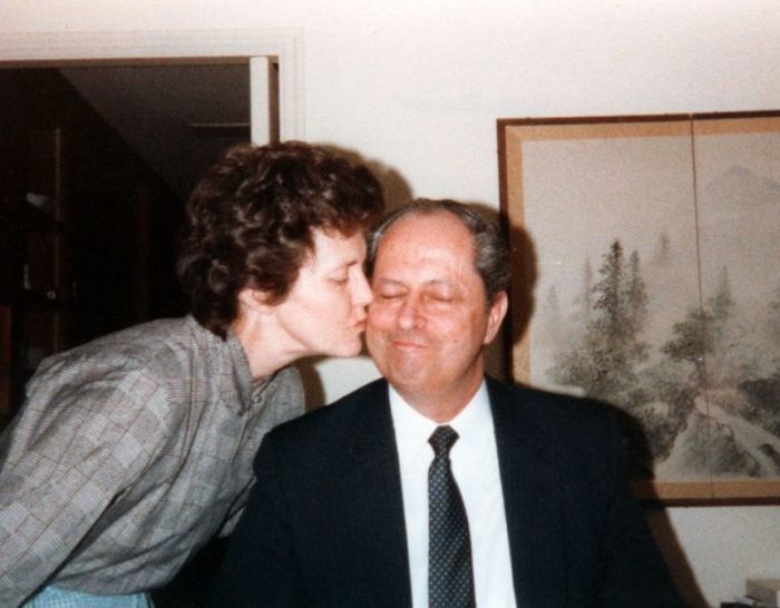The late Mormon leader Robert D. Hales (R) and his wife, Mary.