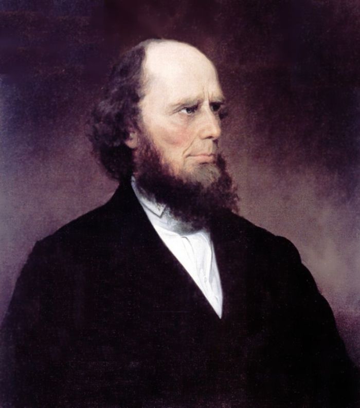 A portrait of Charles Grandison Finney (1792-1875), the famous nineteenth century revival preacher.