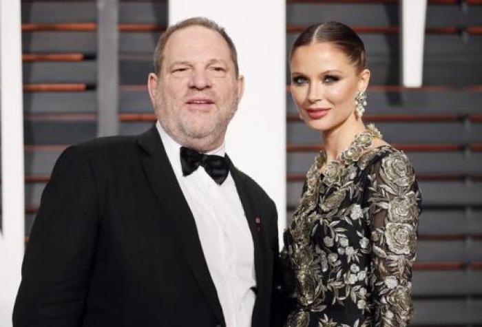 Controversial film producer Harvey Weinstein and fashion designer wife Georgina Chapman graced the red carpet of the Vanity Fair Oscar Party in Beverly Hills in 2015.