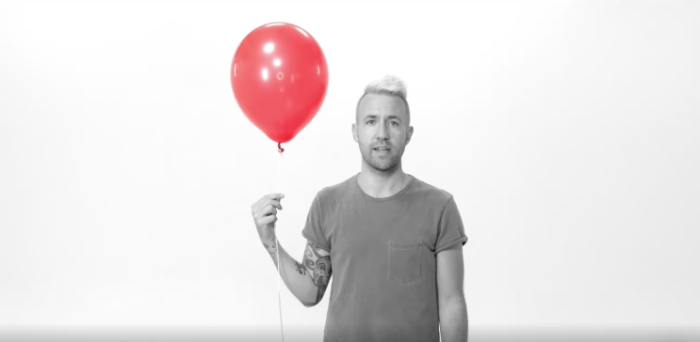 Jonathan Steingard from Hawk Nelson is featured in the 'Love Kills Fear' movement on Oct 9, 2017.
