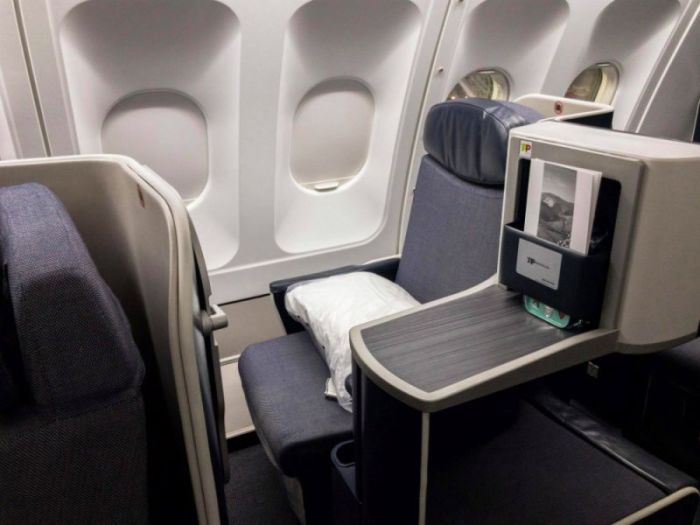 Business-class on TAP's A330 aircraft
