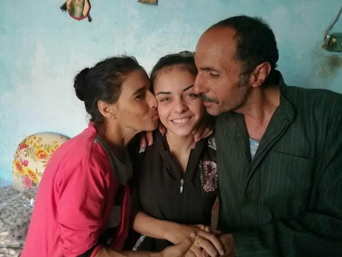 16-year-old Marilyn safely back in the arms of her parents