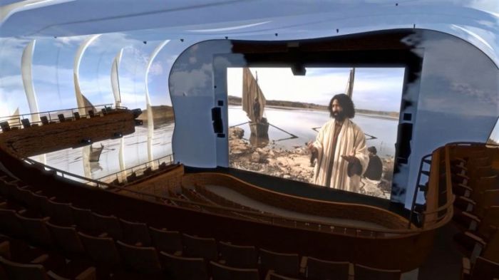Museum of the Bible's 472-seat World Stage Theater features cutting-edge, 360-degree projection mapping and leverage 17 state-of-the-art 4K projectors to turn the entire venue into a stunning and dynamic digital canvas.
