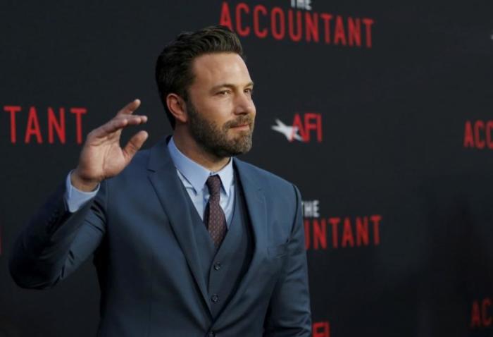 Cast member Ben Affleck poses at the premiere of 'The Accountant' at the TCL Chinese theatre in Hollywood, California U.S., October 10, 2016.
