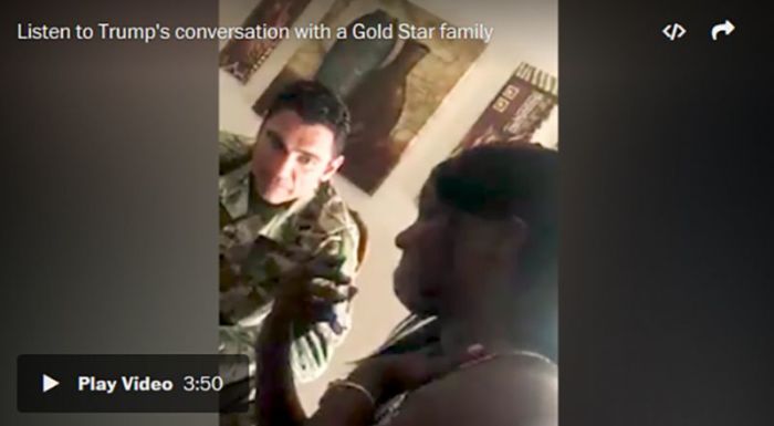 Gold Star widow Natasha De Alencar released audio this week of her April 12 conversation with President Trump after her husband, Sgt. Mark De Alencar, was killed in a firefight in Afghanistan on April 8, 2017.