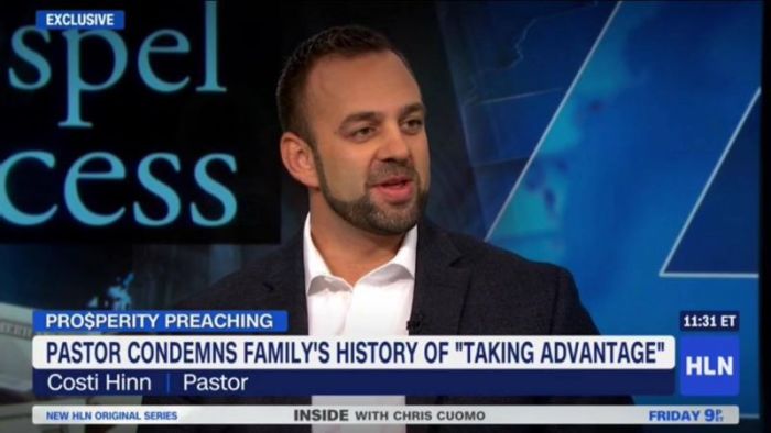 Costi Hinn, nephew of Benny Hinn, speaks with Carol Costello on HLN about rejecting prosperity theology on October 23, 2017.