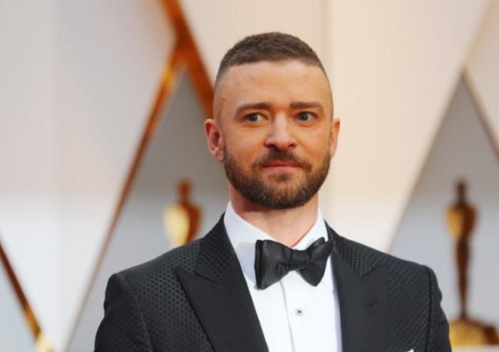 Featured in the image is singer Justin Timberlake.