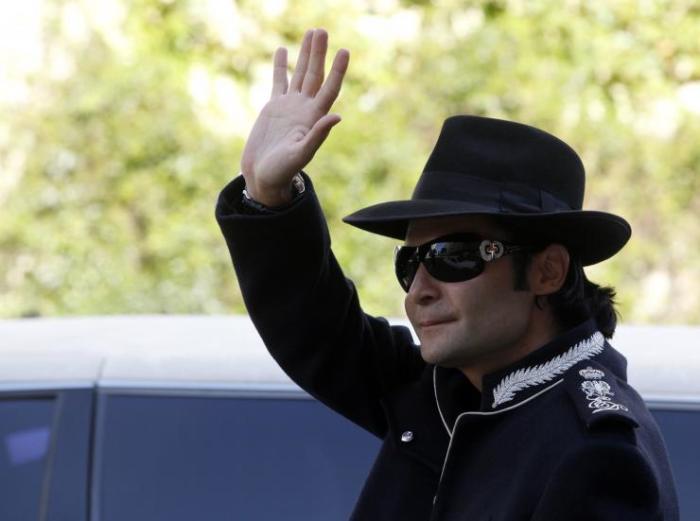 Actor Corey Feldman departs a gathering at a Beverly Hills hotel following a memorial service at the Staples Center in Los Angeles July 7, 2009.