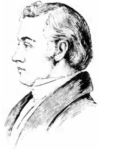 A portrait of 19th century abolitionist minister Elijah Parish Lovejoy (1802-1837).