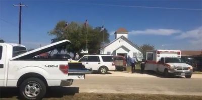 A man opened fire in First Baptist Church in Sutherland Springs, Texas, Sunday morning on November 5, 2017.