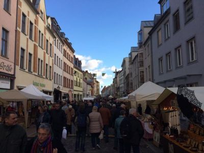 Downtown Wittenberg, Germany on Oct. 30, 2017.