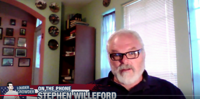 Stephen Willeford speaks to Steven Crowder about shooting gunman Devin P. Kelley, 26, who killed 26 people at the First Baptist Church of Sutherland Springs, Texas, in an interview on November 6, 2017.