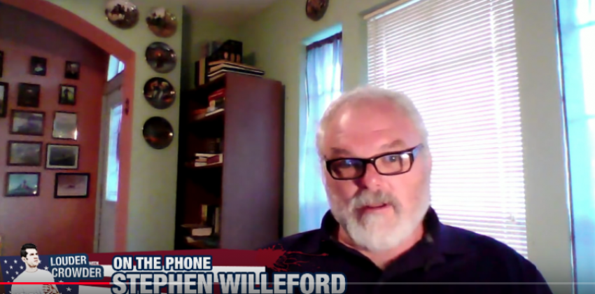 Stephen Willeford speaks to Steven Crowder about shooting gunman Devin P. Kelley, 26, who killed 26 people at the First Baptist Church of Sutherland Springs, Texas, in an interview on November 6, 2017.