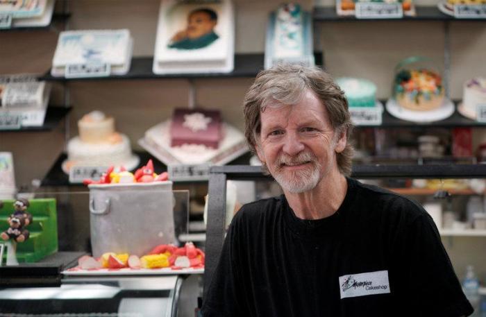 Baker Jack Phillips poses in his Masterpiece Cakeshop in Lakewood, Colorado, September 21, 2017.