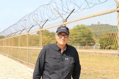 Vernon Brewer, founder and president of World Help, in Korea near the DMZ.