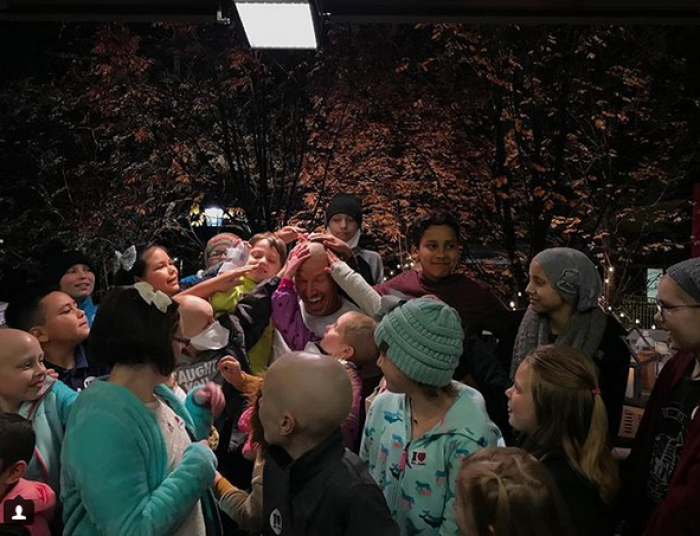 Chip Gaines shaved his hair off to honor children at St. Jude Children's Research Hospital in Memphis, Tennessee.