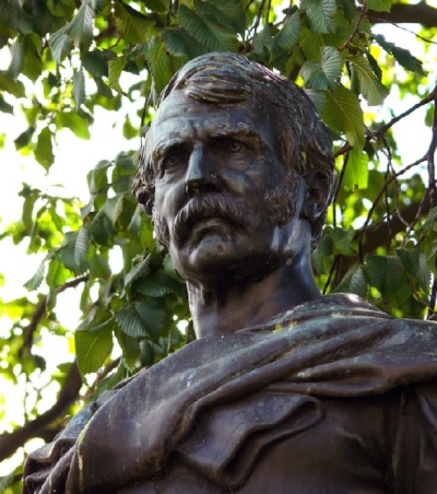 A statue of 19th-century Scottish explorer, missionary and abolitionist David Livingstone